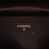 Chanel  Choco bar shoulder bag  in brown satin - Detail D2 thumbnail