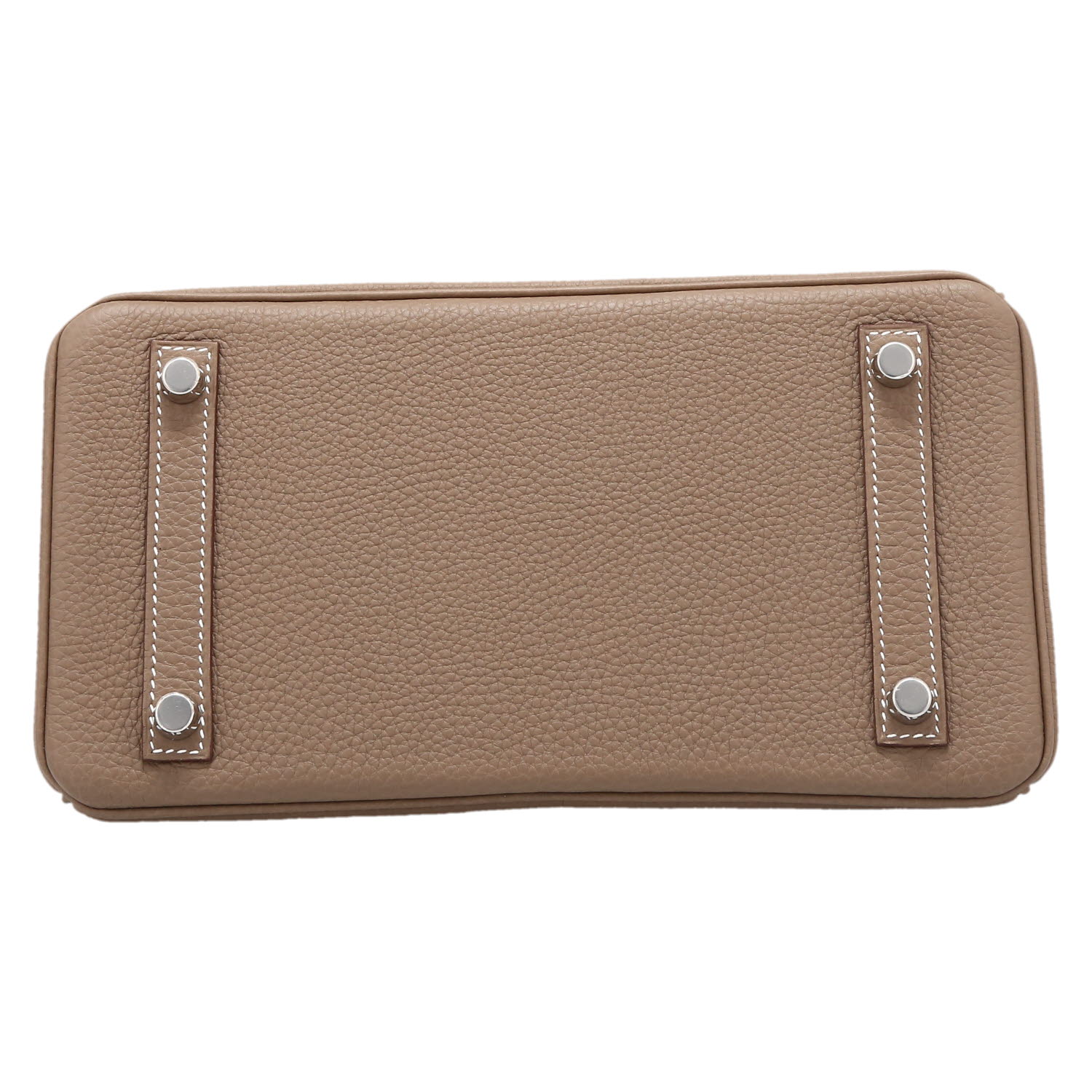 Hermès  Birkin 25 cm handbag  in etoupe togo leather - Detail D1