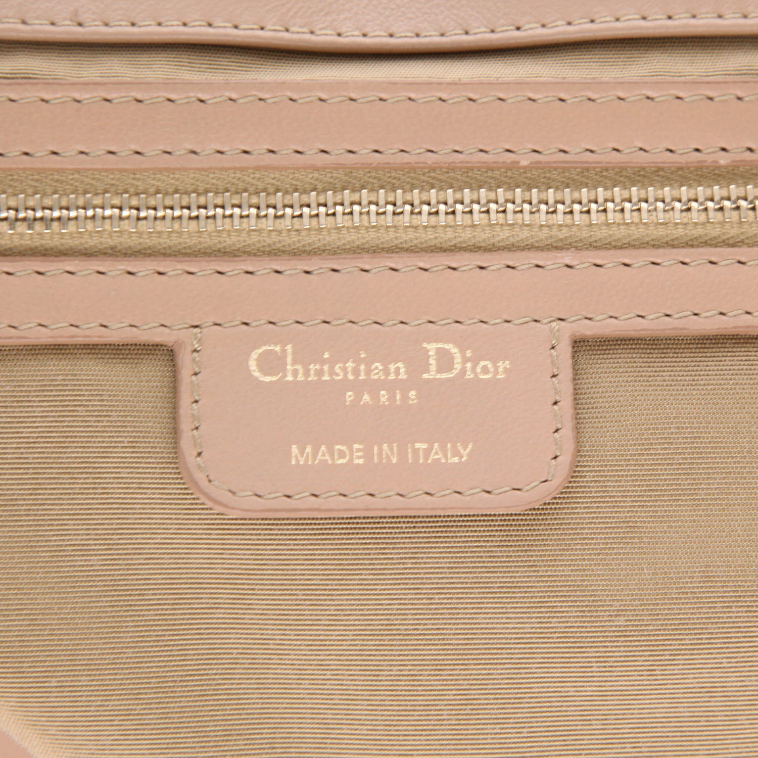Borsa Dior  Promenade in pelle cannage beige - Detail D2