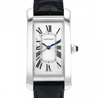 Orologio Cartier Tank Américaine in acciaio Ref: Cartier - 3971  Circa 2010