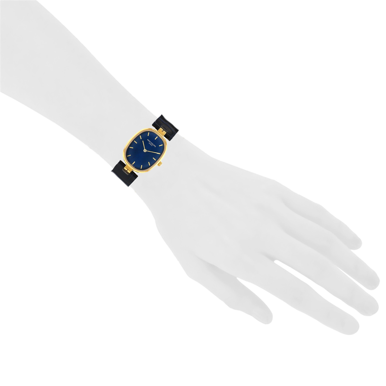 Patek Philippe Golden Ellipse  in yellow gold Ref: Patek Philippe - 4826  Circa 1992 - Detail D1