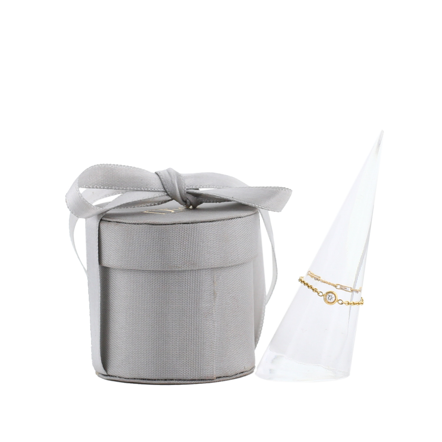 Bague souple Dior Mimioui en or jaune et diamant - Detail D2