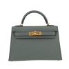 Hermès  Kelly 20 cm handbag  in grey epsom leather - 360 thumbnail