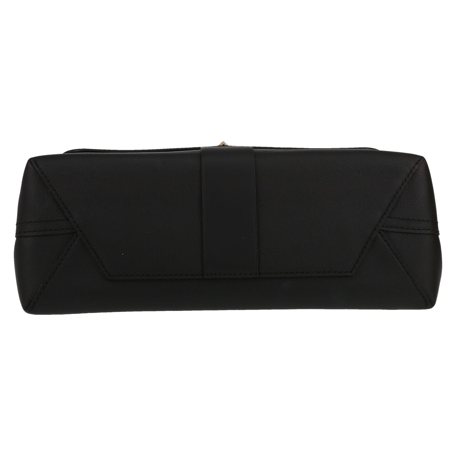 Bolso de mano Louis Vuitton  One Handle Very en cuero granulado negro y cuero Monogram negro - Detail D1