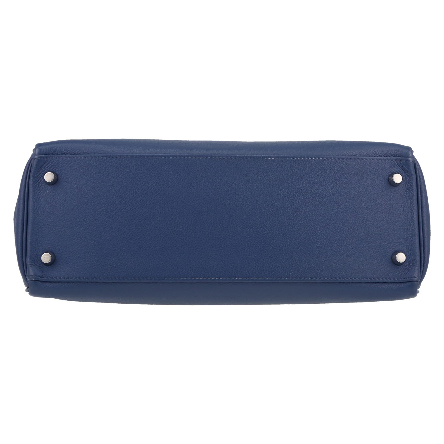 Borsa Hermès  Kelly 32 cm in pelle togo blu Lavande - Detail D1