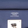 Bolso de mano Hermès  Kelly 32 cm en cuero togo azul Lavande - Detail D2 thumbnail