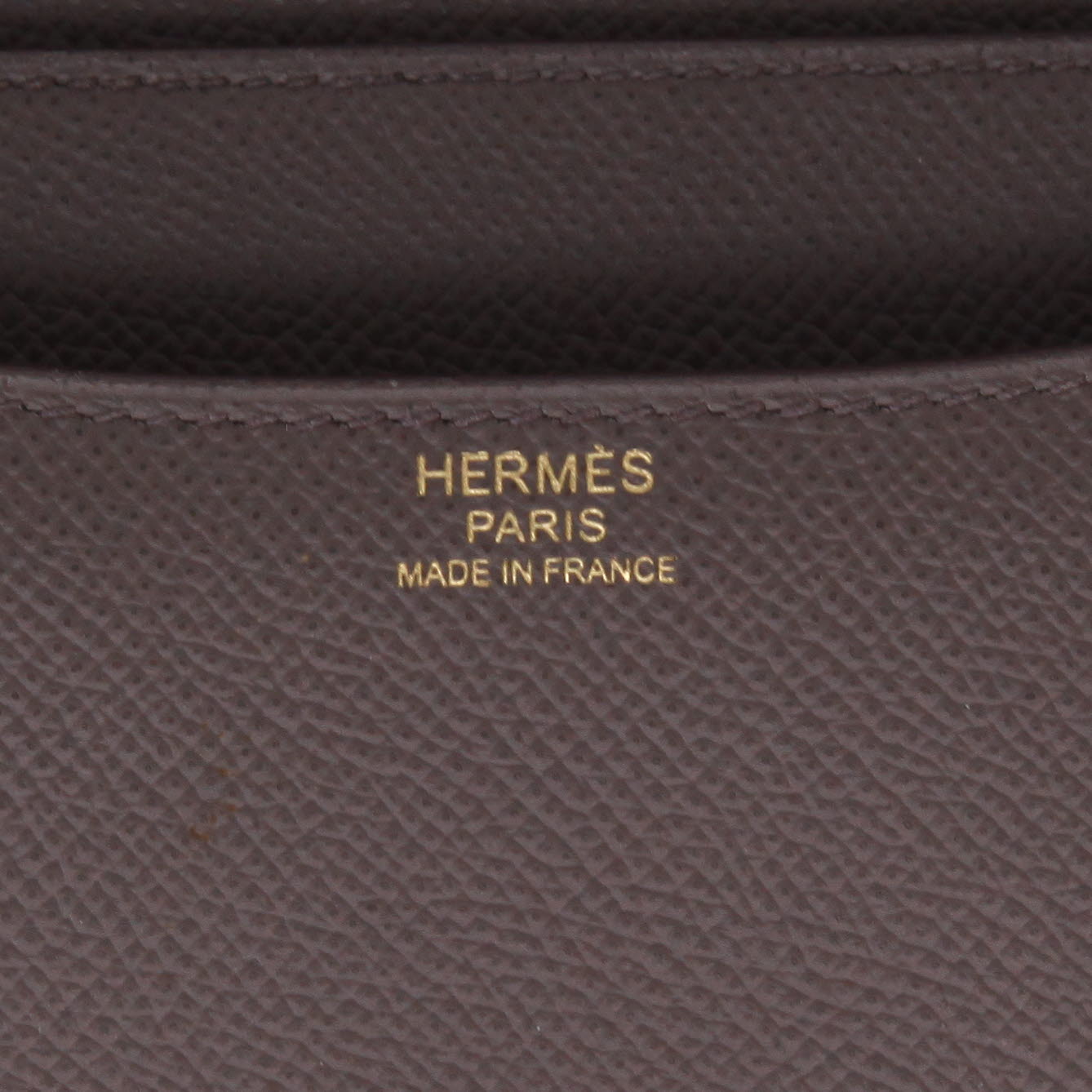 Borsa Hermès  Constance in pelle Epsom etoupe - Detail D2