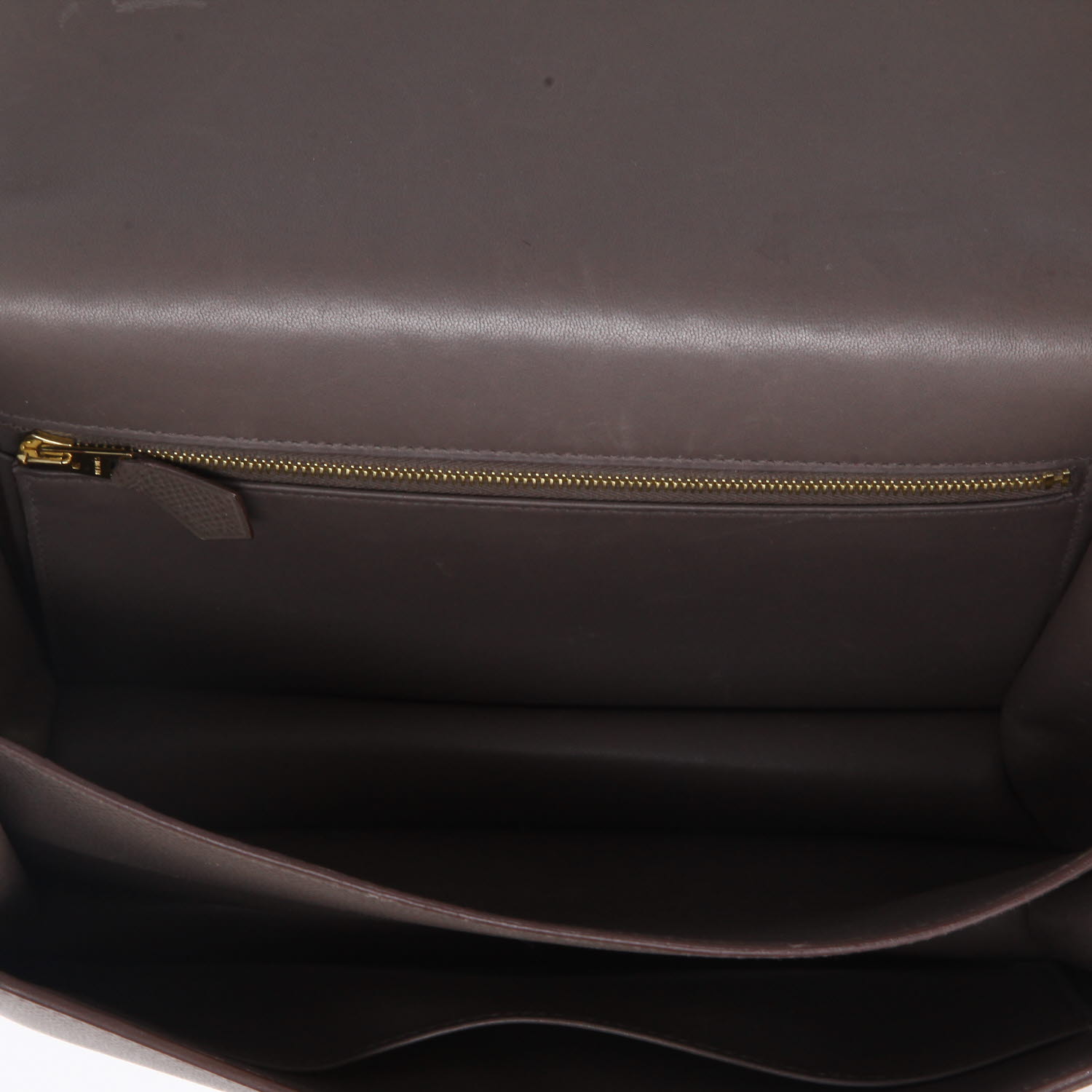 Hermès  Constance handbag  in etoupe epsom leather - Detail D3
