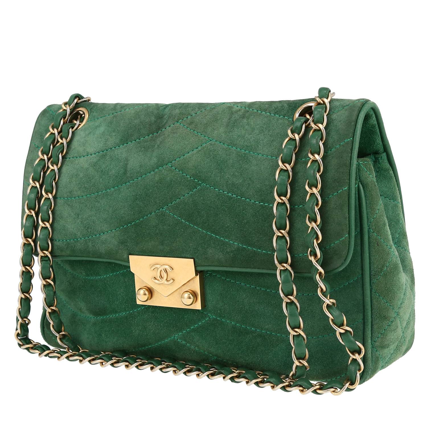 Borsa discount chanel verde