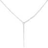 Hermès Crescendo long necklace in silver - 00pp thumbnail