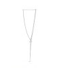 Hermès Crescendo long necklace in silver - 360 thumbnail
