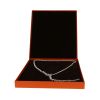 Collana lunga Hermès Crescendo in argento - Detail D2 thumbnail