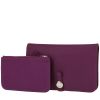 Hermès  Dogon wallet  in purple Anemone togo leather - 00pp thumbnail
