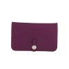 Portefeuille Hermès  Dogon en cuir togo violet Anemone - 360 thumbnail