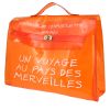 hermes pre owned caleche armreif item Hermès  Kelly Plastic en vinilo naranja - 00pp thumbnail