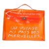 Bolso de mano Hermès  Kelly Plastic en vinilo naranja - 360 thumbnail