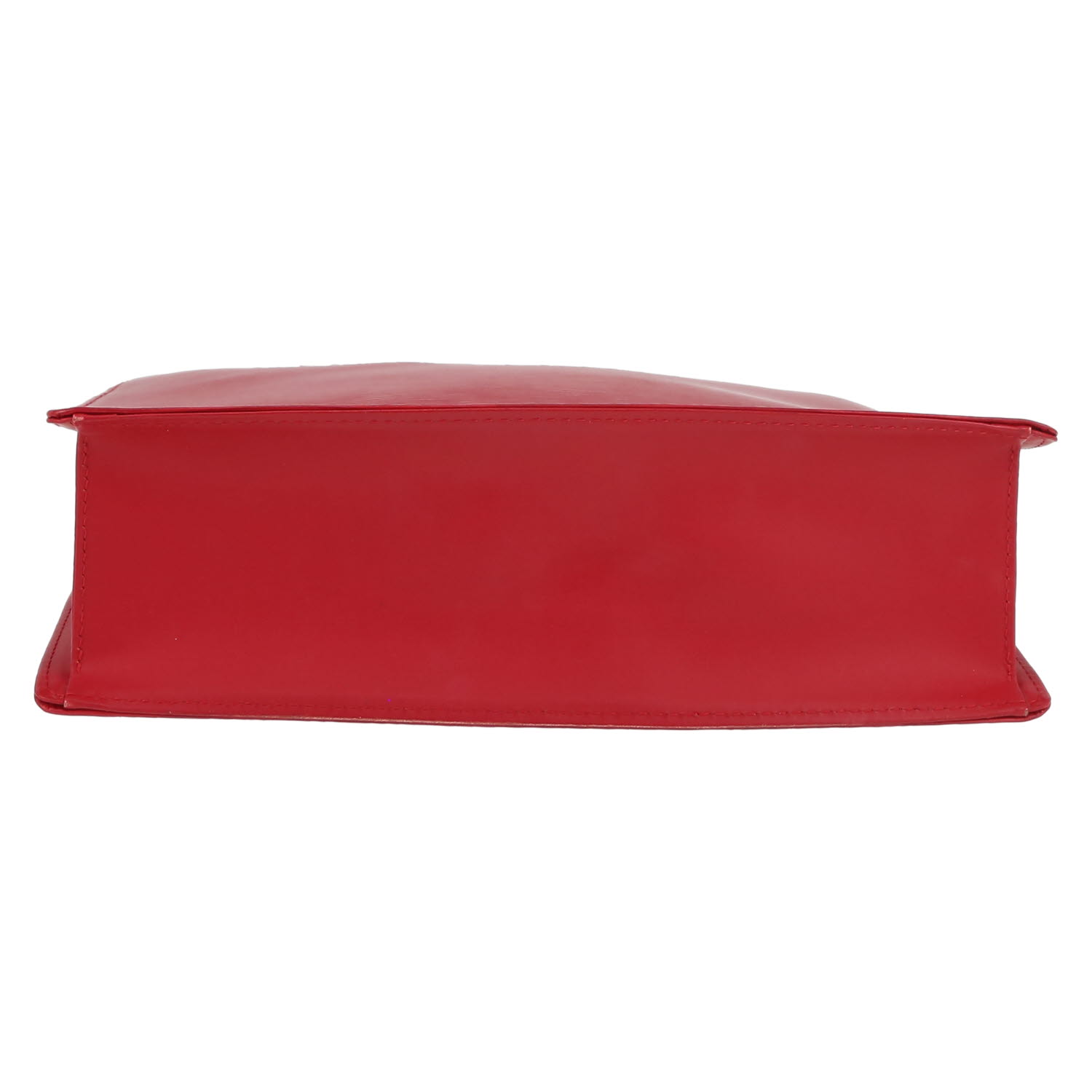 Louis Vuitton  Sac Plat shopping bag  in red epi leather - Detail D1