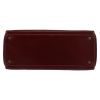 Bolso de mano Hermès  Kelly 28 cm en cuero box color burdeos - Detail D1 thumbnail