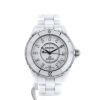 Reloj Chanel J12 de cerámica blanca y acero Circa 2007 - 360 thumbnail