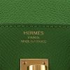 Bolso de mano Hermès  Birkin 25 cm en cuero epsom verde Yucca - Detail D2 thumbnail
