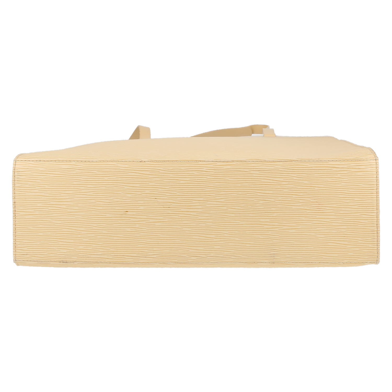 Shopping bag Louis Vuitton  Croisette in pelle Epi gialla - Detail D1