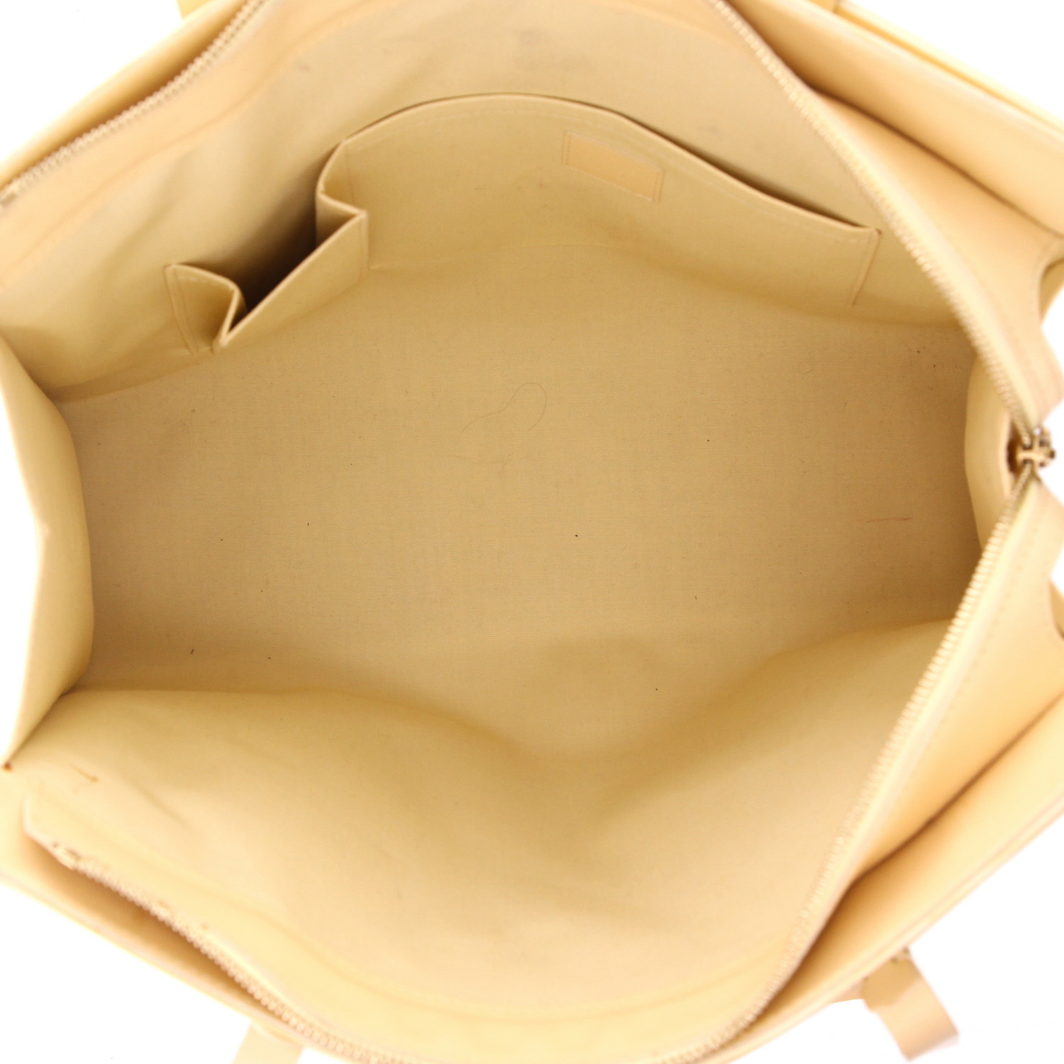 Bolso Cabás Louis Vuitton  Croisette en cuero Epi amarillo - Detail D3