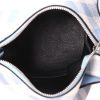 Loewe  Elephant Pocket shoulder bag  in light blue and white leather - Detail D3 thumbnail