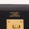 Hermès  Kelly 32 cm handbag  in black box leather - Detail D2 thumbnail