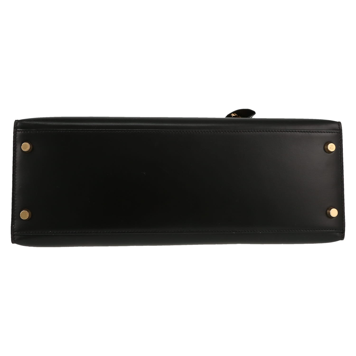 Hermès  Kelly 32 cm handbag  in black box leather - Detail D1