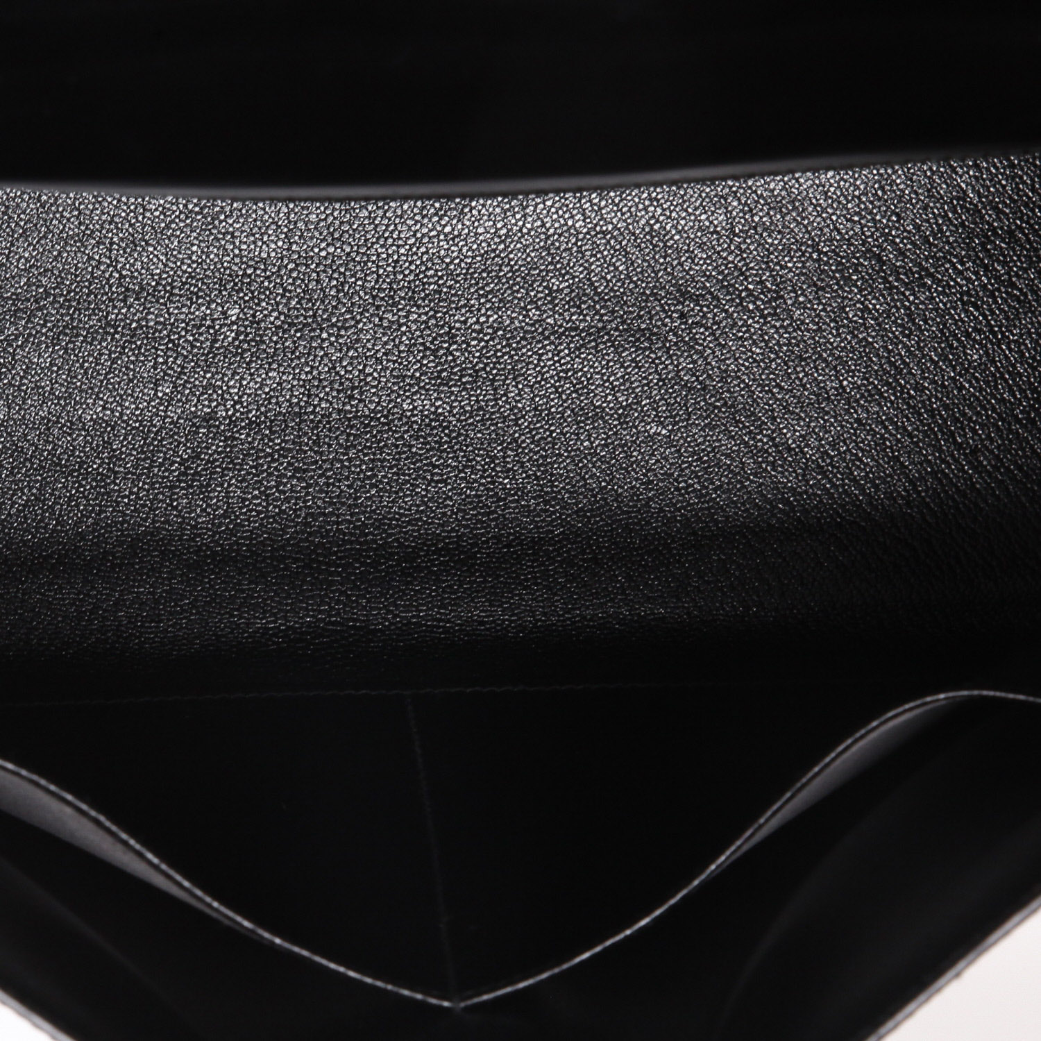 Hermès  Kelly 32 cm handbag  in black box leather - Detail D3