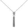 Cartier Panthère necklace in white gold, diamonds and emerald - 00pp thumbnail