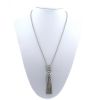 Cartier Panthère necklace in white gold, diamonds and emerald - 360 thumbnail