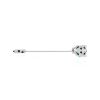 Cartier Panthère tie pin in white gold, diamonds and onyx - 360 thumbnail