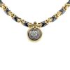 Bulgari Monete  1980's necklace in yellow gold, silver and haematite - 00pp thumbnail