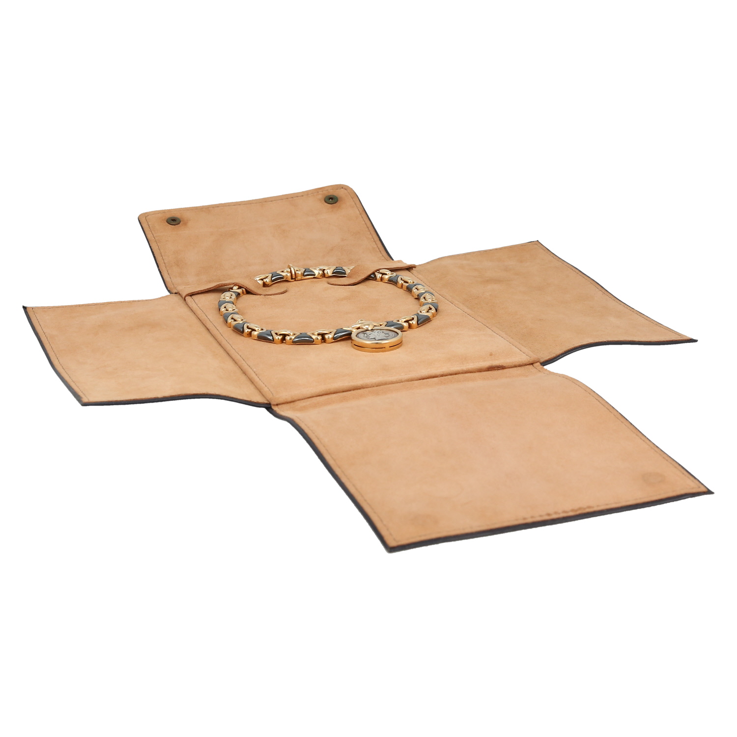 Collana  Bulgari Monete in oro giallo, argento e hematite - Detail D3