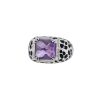 Dior  ring in white gold, amethyst and enamel - 00pp thumbnail