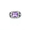 Dior  ring in white gold, amethyst and enamel - 360 thumbnail