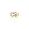Bulgari  ring in yellow gold and diamonds (3.30 carat) - 360 thumbnail