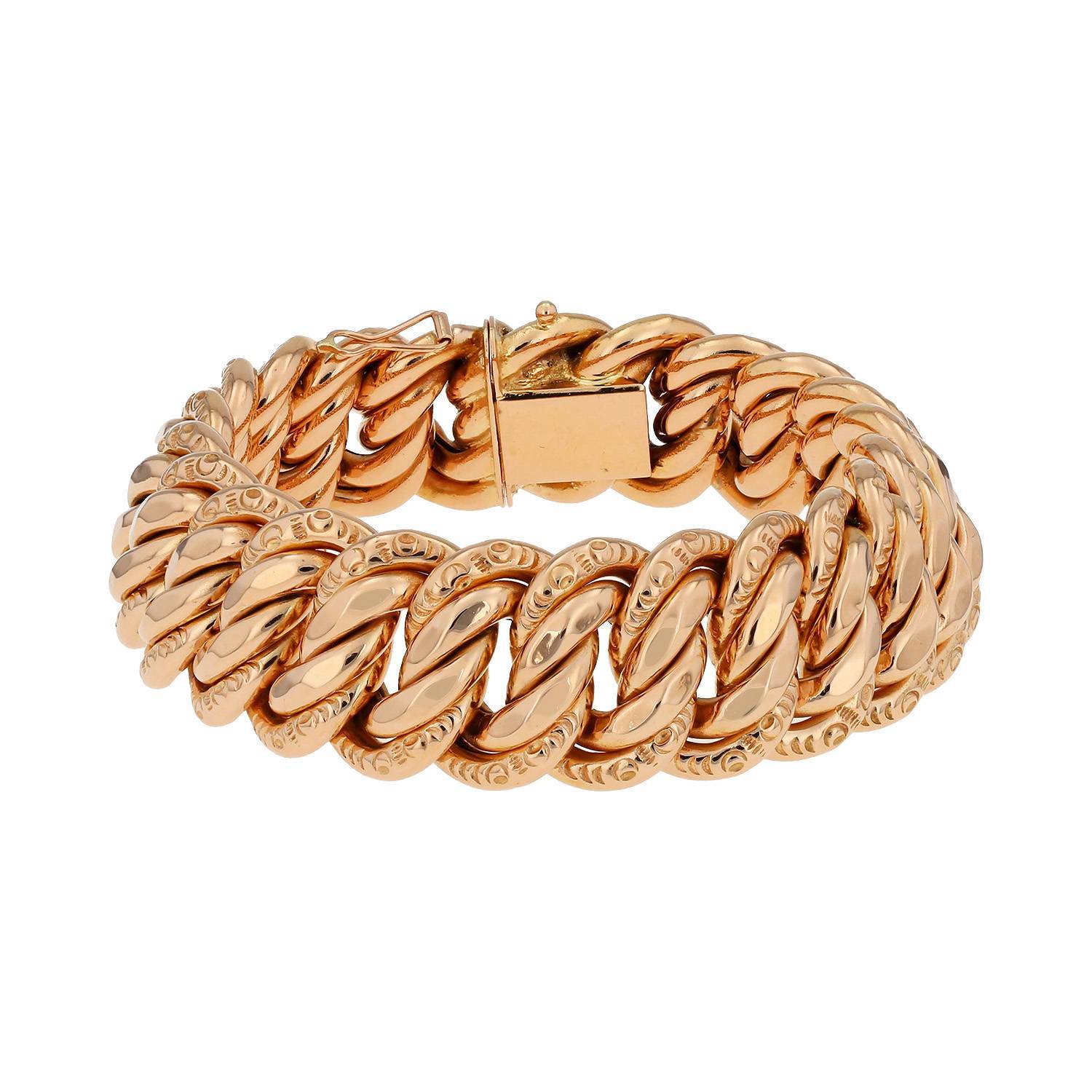 Bracelet Vintage  en or rose