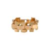 Bracciale Tank Vintage  in oro giallo e oro rosa - 360 thumbnail
