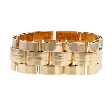 Bracciale Tank  Vintage  in oro giallo