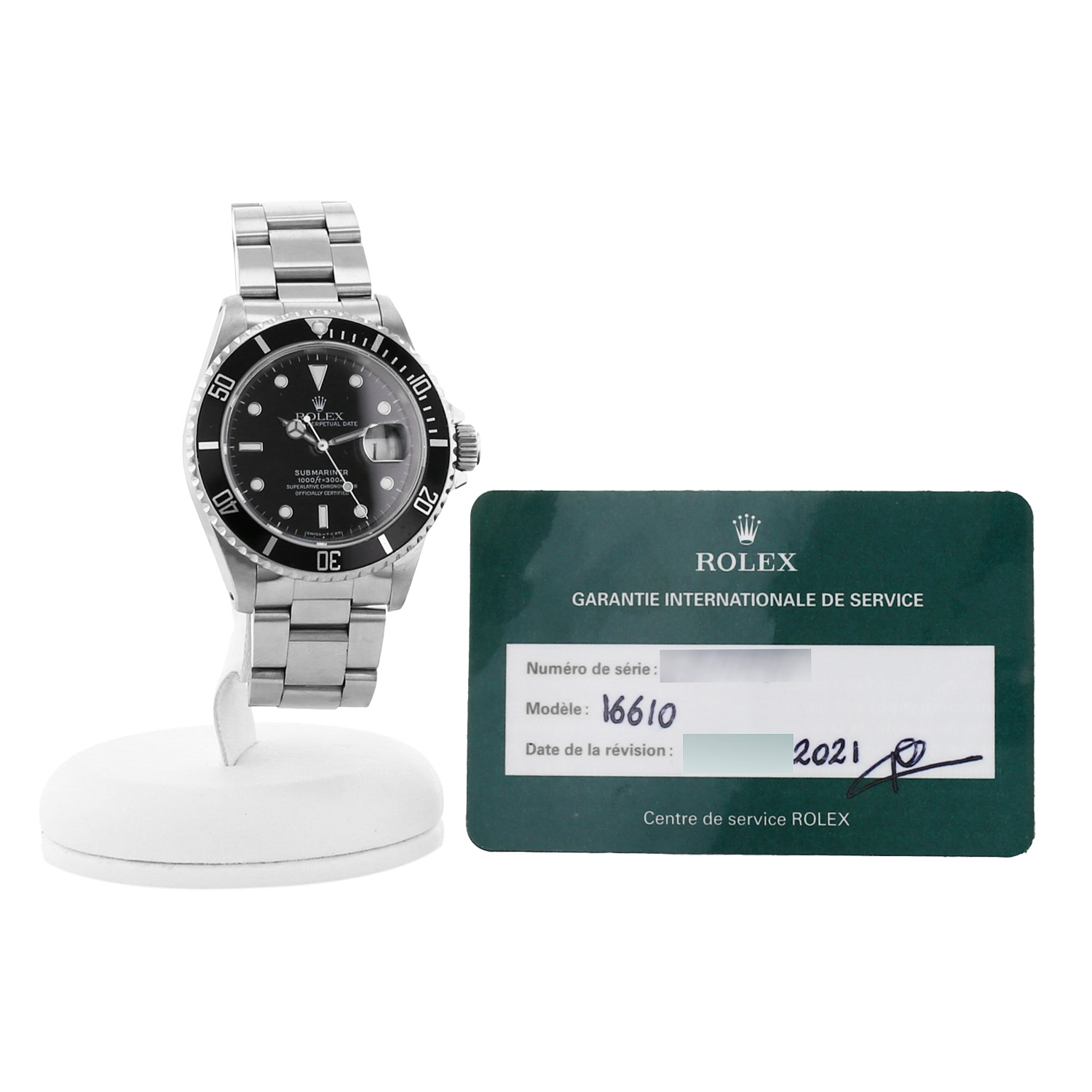 Montre Rolex Submariner Date en acier Ref: Rolex - 16610T  Vers 1991 - Detail D2