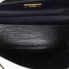 Hermès  Kelly 28 cm handbag  in blue box leather - Detail D3 thumbnail