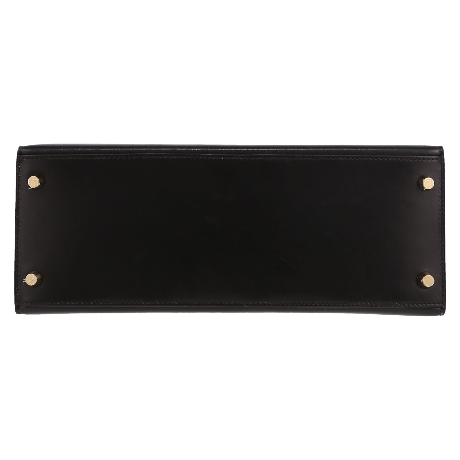 Sac à main Hermès  Kelly 28 cm en cuir box noir - Detail D1