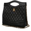 Chanel  31 handbag  in black quilted leather - 00pp thumbnail