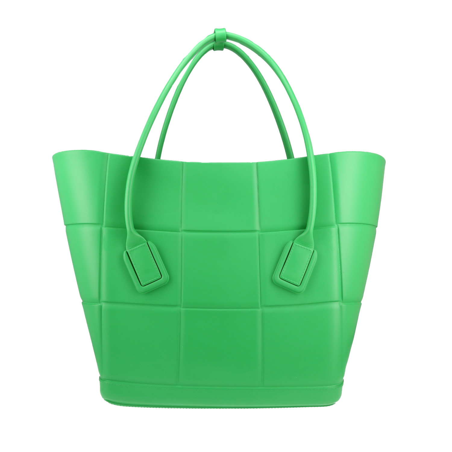 Bottega Veneta  Arco large model  handbag  in green plastic - Detail D1