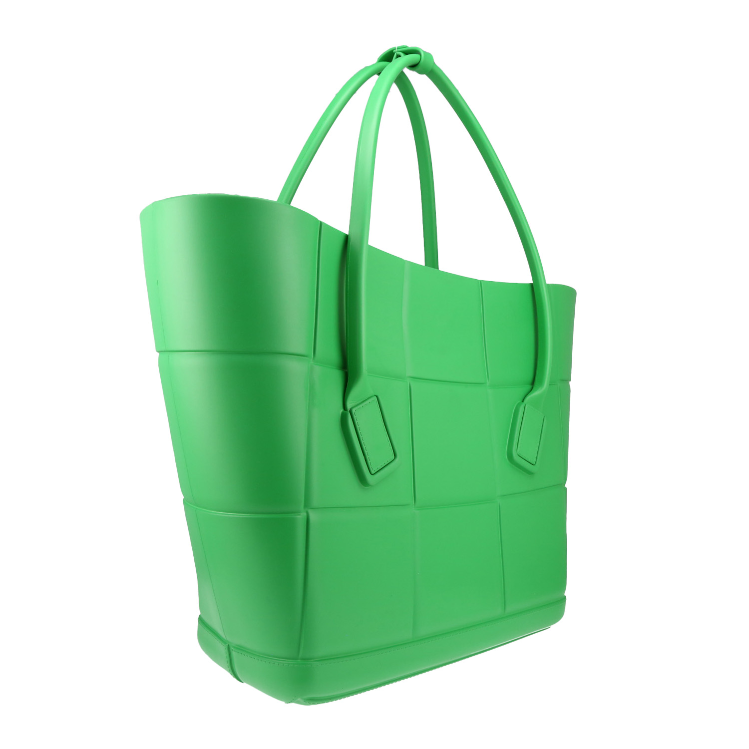 Borsa Bottega Veneta Arco modello grande in plastico verde - Detail D3