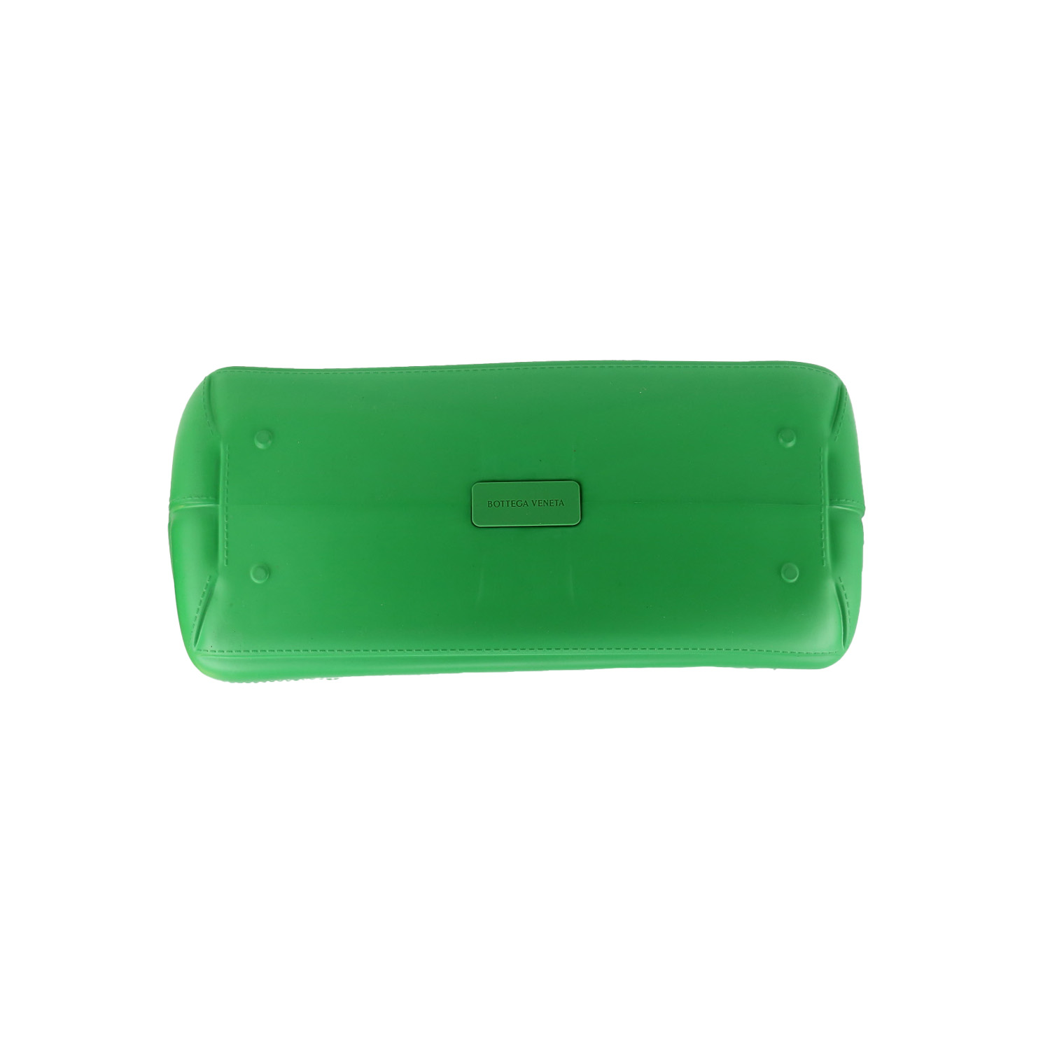 Bolso de mano Bottega Veneta  Arco modelo grande  en plástico verde - Detail D4