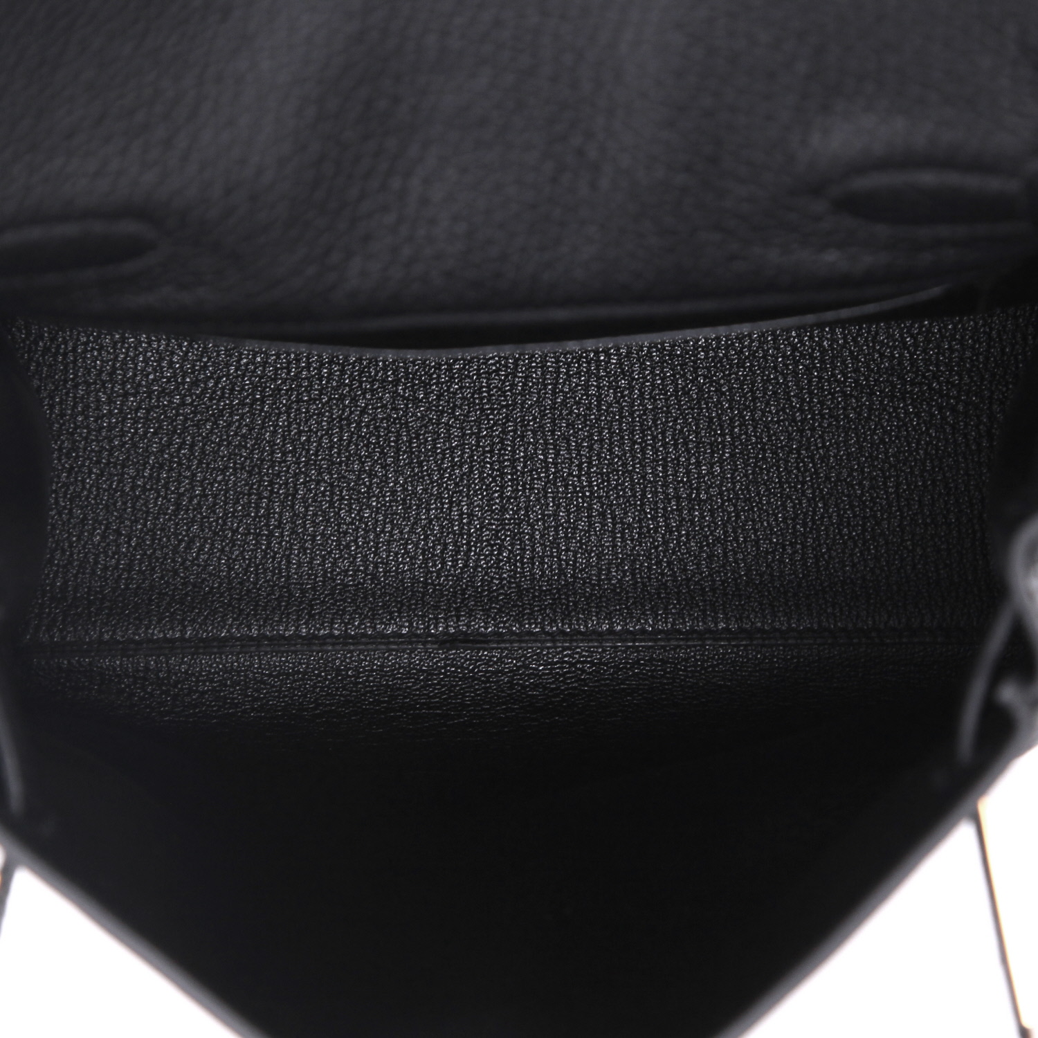 Hermès  Kelly Ado backpack  in black togo leather - Detail D3