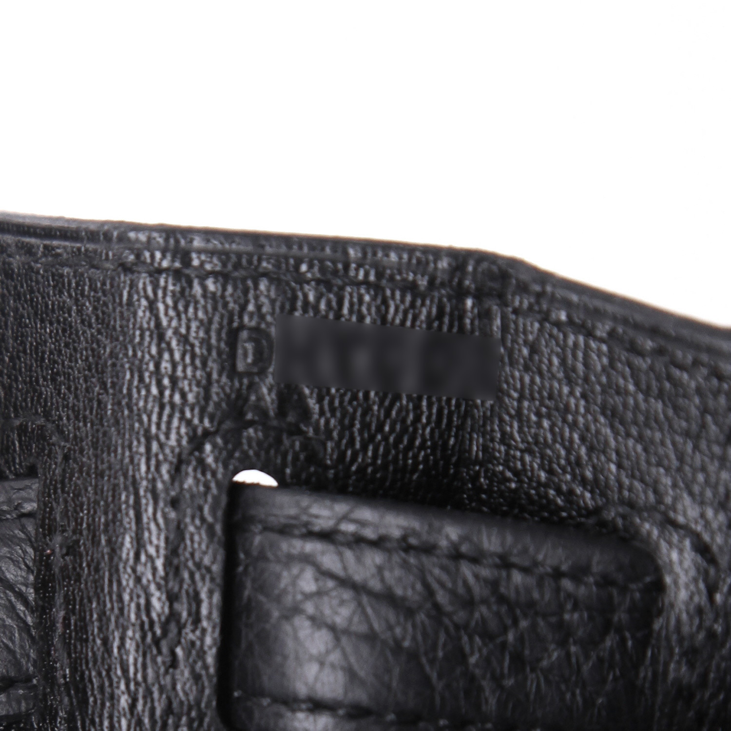 Hermès  Kelly Ado backpack  in black togo leather - Detail D4